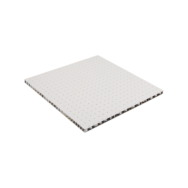 Zvuk pohlcujúca priedušná stabilná štruktúra perforované voštinové panely